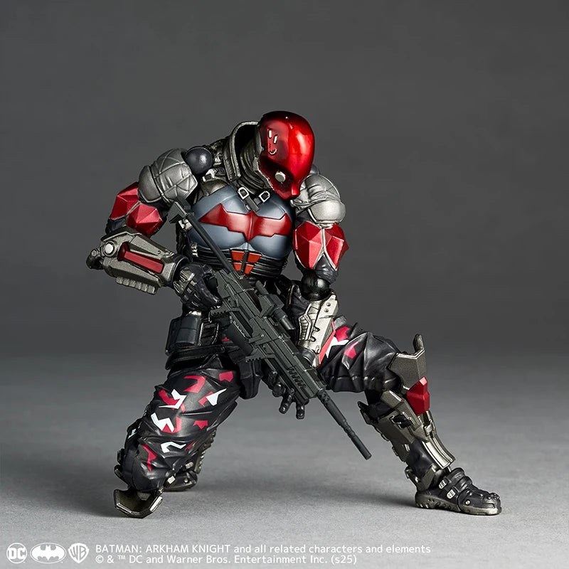 Original Kaiyodo Revoltech Amazing Yamaguchi Batman Arkham Knight Ver 1.5 In Stock Anime Action Collection Figures Model Toys