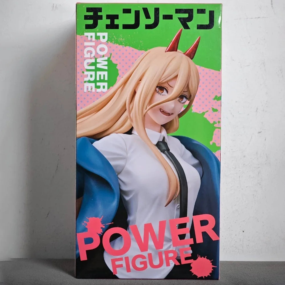 In Stock Taito Original Genuine Anime Girl Chainsaw Man Power Blood Demon 18cm Collections Model Toys Figure Birthday Gift