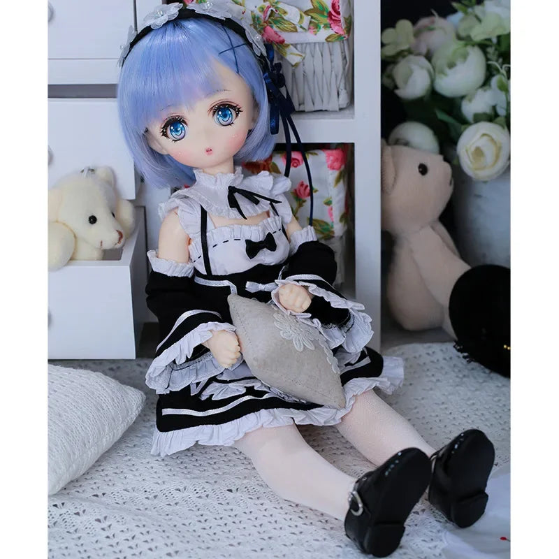 OUENEIFS Xiongmei Doll BJD 1/4 Anime Comic Maidservant High Mobility Re Zero Ball Jointed Doll Oueneifs
