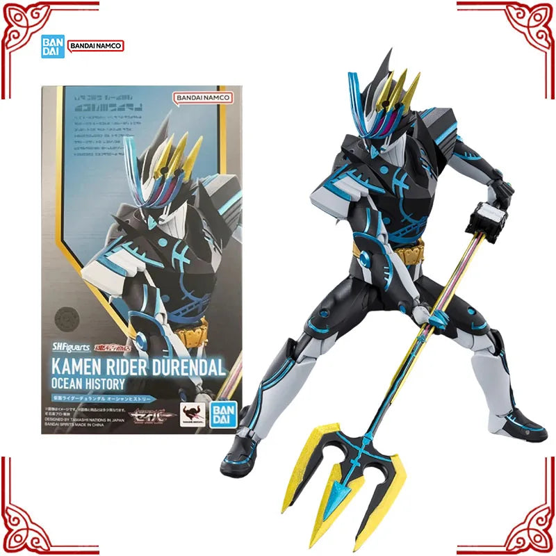 In Stock Genuine Bandai Kamen Rider Model Kit SHF Durendal Ocean History Anime Action Figure Collection Finished Model Toys Gift