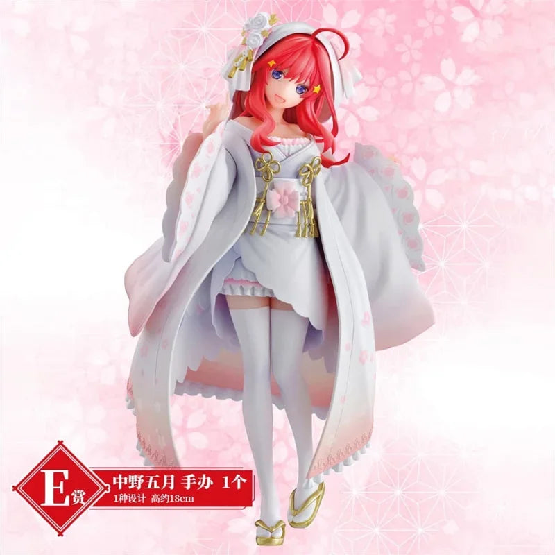 The Quintessential Quintuplets Anime Figure Nakano Ichika Nino Miku Yotsuba Itsuki Kawaii Model Desktop Decoration Kids Toy Gift