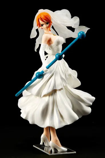 In Stock Bandai Original Banpresto ONE PIECE SC Nami Anime Action Figure Model Figures Toys