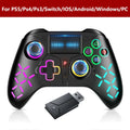 Wireless Controller For P5 With Dual Motor Sensor Touchpad Jack/Turbo/6-Axis Sensor Function, Compatible Ps3/Ps4/Pro/Slim/Ps5/Pc