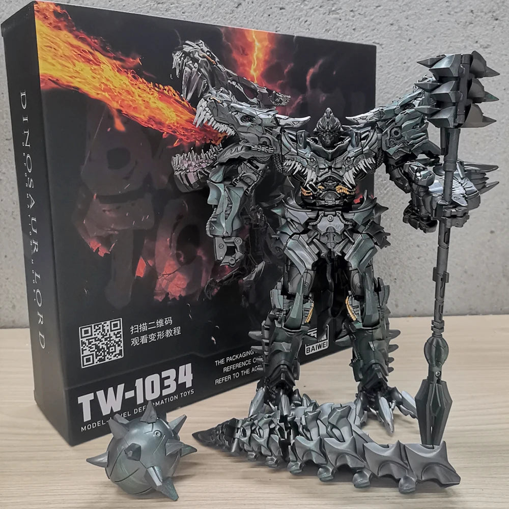 Transformation Toys Grimlock BAIWEI Dinosaur Leader TW1034 OP Commander KO SS07 SS44 Action Figure Deformation Robot Anime Model