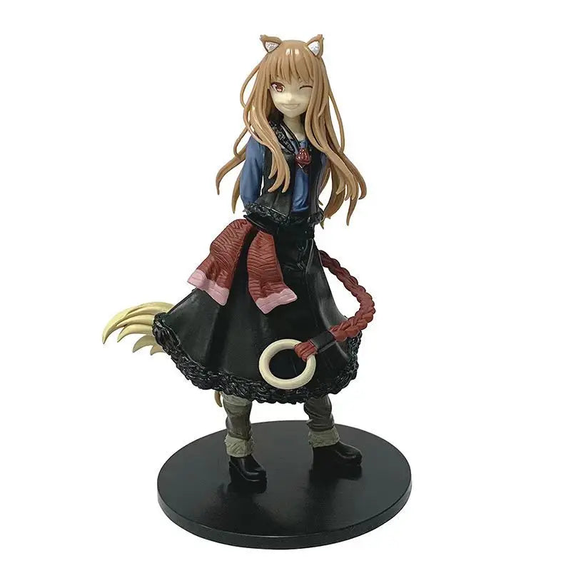 17 см Spice and Wolf: Търговецът среща мъдрия вълк Аниме фигурка Wolf Holo екшън фигурка PVC колекция за възрастни модел кукли играчки