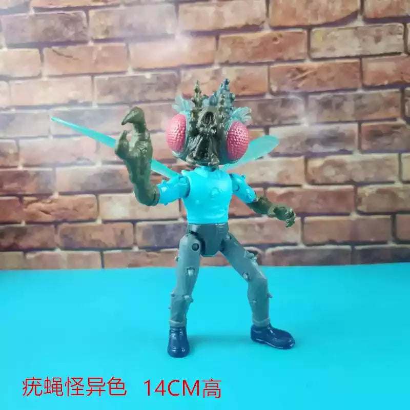 Playmates Turtles Action Figure Puppet Horse Motorcycle Rhinoceros Tiger Scene Models Anime Model Doll Desktop Decoration