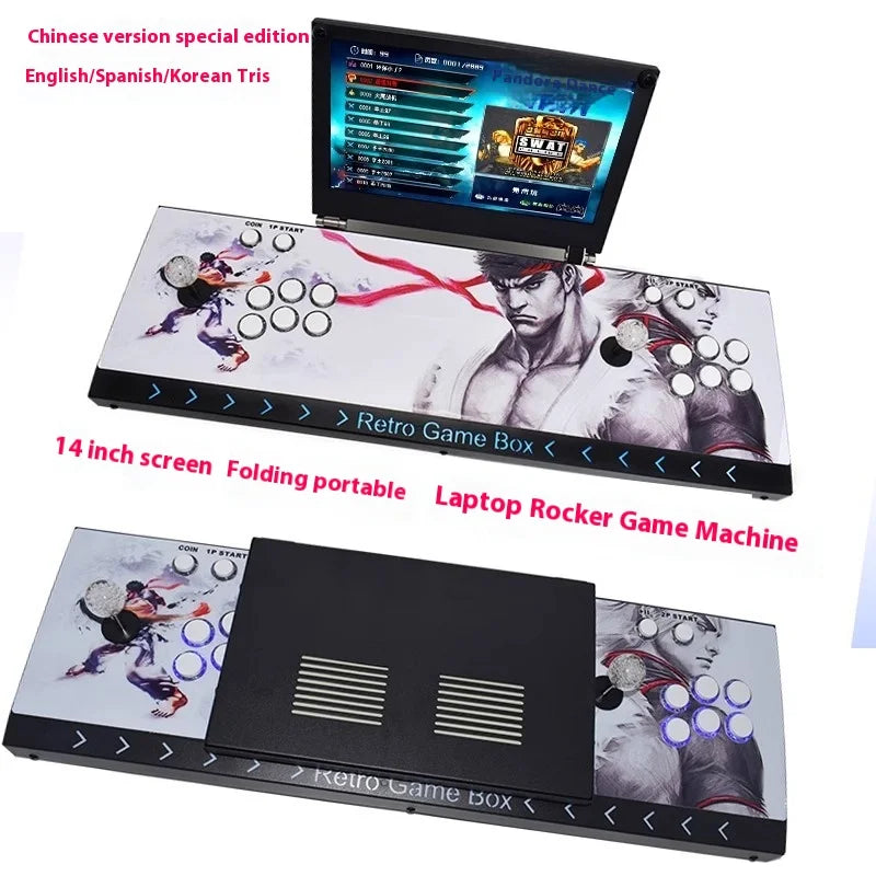Arcade Pandora Game Console Multi in One Moonlight Box Portable Folding Fighting Game Console Customizable