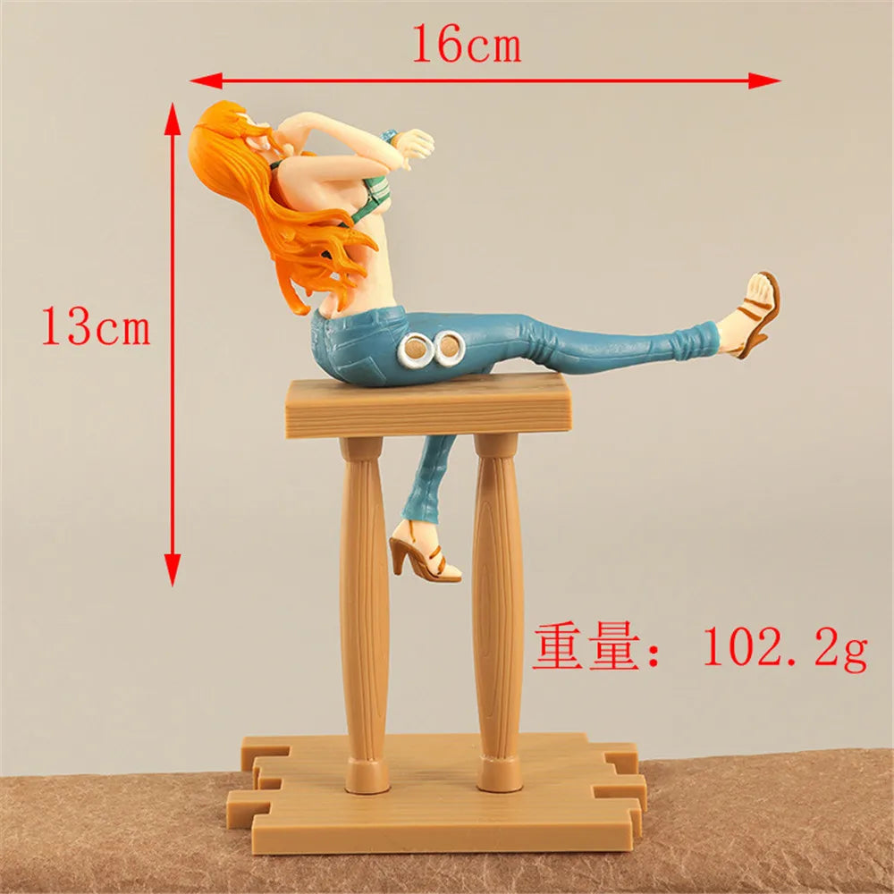 17 см Аниме Едно парче Секси Нами PVC екшън фигурка Статуя Grandline Journey Series Фигурки Модел играчки Детски подаръци