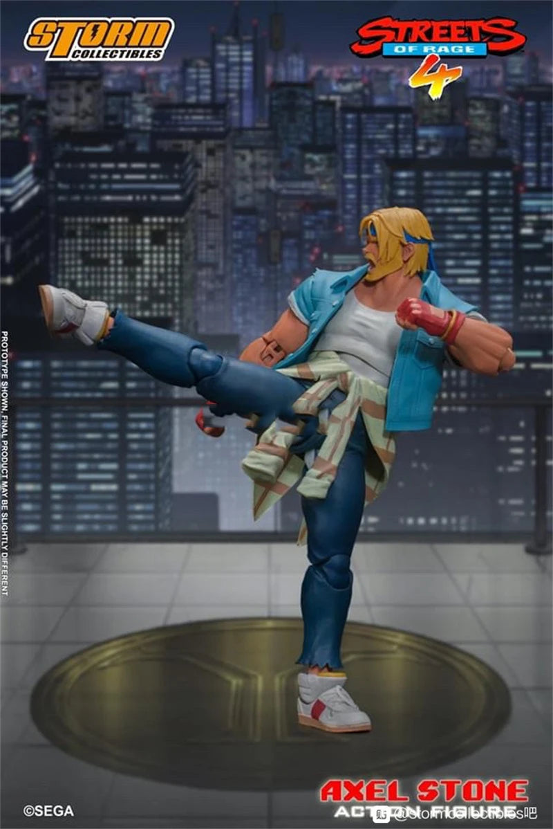 1/12 Storm Toys SESR001 BARE KNUCKLE STREETS OF RAGE 4 Axel.Stone Action Figures 6inch Models Gift For Baby Child