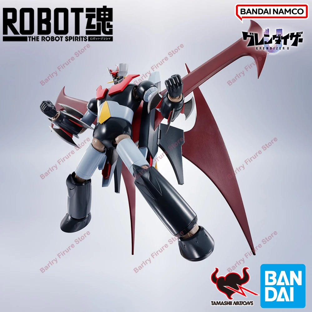 Original Genuine Boxed Model BANDAI THE ROBOT SPIRITS Grendizer U 15cm Mazinger X & Jet Scrander Anime Figure Action Figure Toys