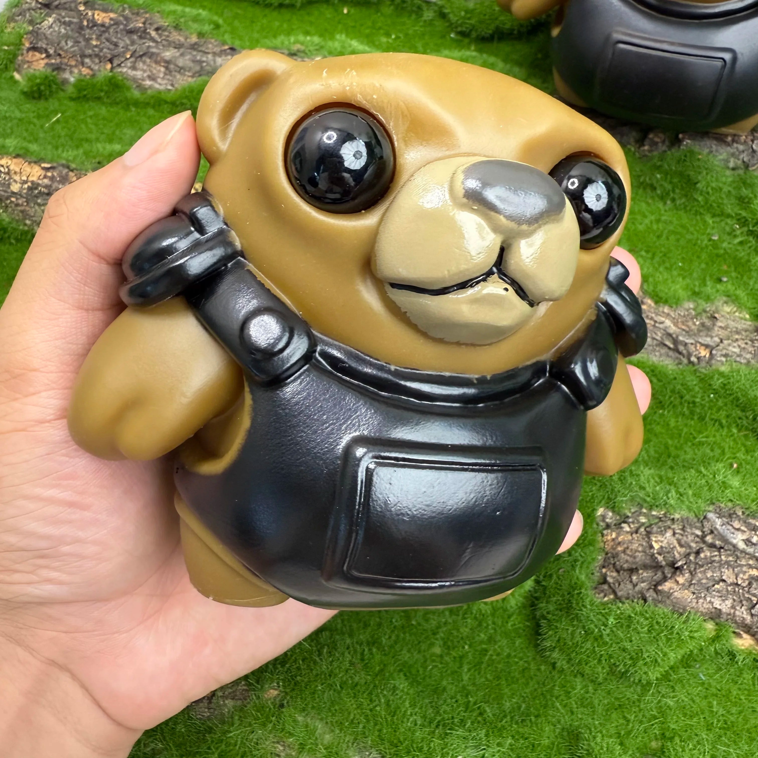 11cm/4.33in Valorant Squeeze Tactical Bear Kneading Doll 3D Fun Decompression Game Peripheral Model Creative Relaxation Gift Toy