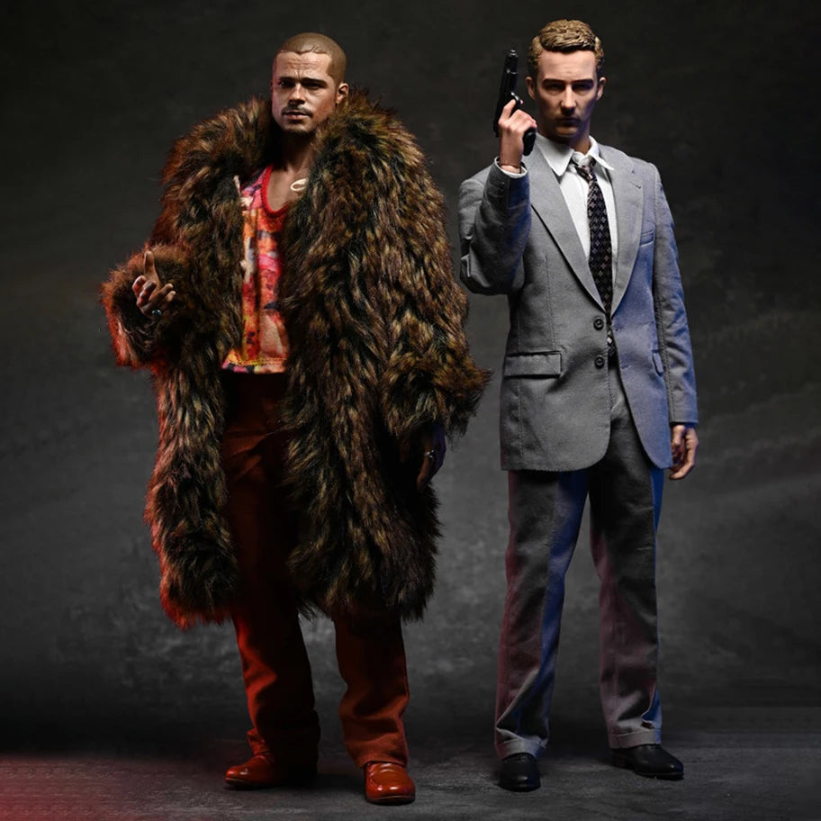 FISH BONETOYS FB-Z010 FB-Z011 FB-Z012 1/6 Collectible Fight Club Jack Tyler Durden 12'' Male Solider Action Figure Model Toy