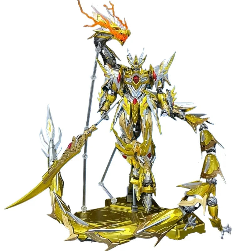 Motioneer Ao Bing (Custom Metallic Finish), Bai Qi, Ne Zha, Cao Ren, Red Oni & Ruo Weiyuan -  Mecha Assembly Models Gifts Fboys