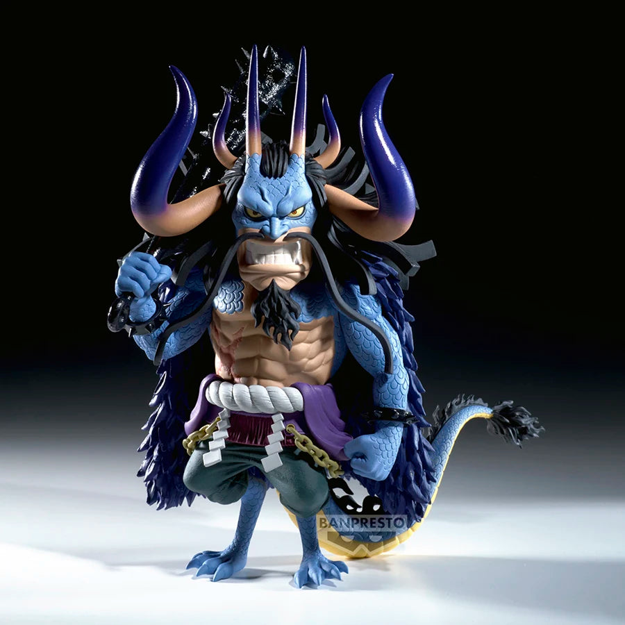 Banpresto One Piece Anime Figurines World Collectable Figure Special Kaidou PVC Action Figures Collectible Model Toys