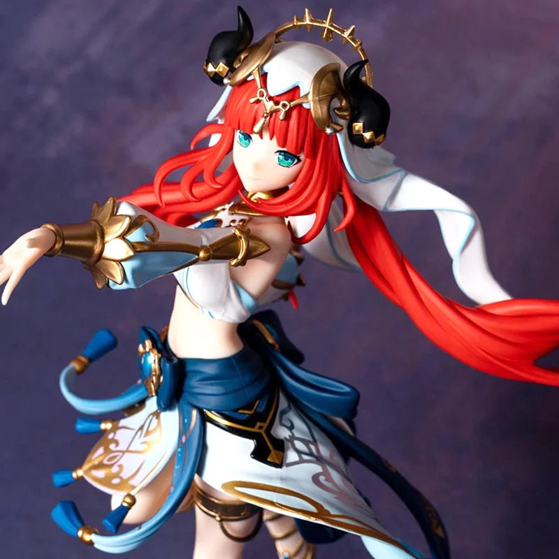 27CM Genshin Impact Cute Nilou Action Figure Game Anime Peripherals Desktop ornament Decor Model Statue Boy Collectible Toy Gift