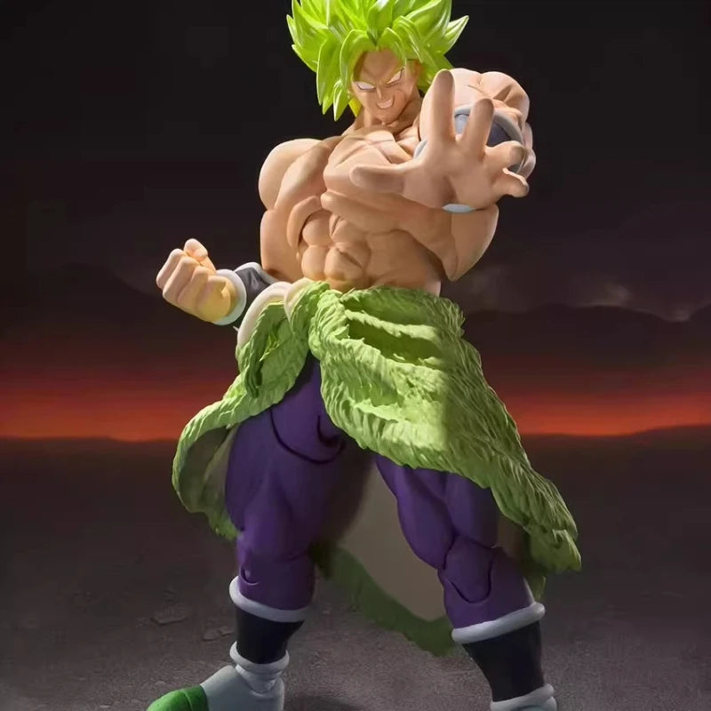 New Original Bandai Dragon Ball S.H.Figuarts Shf Broly Super Saiyan Broly Full Power Action Anime Figures Model Collection Toys