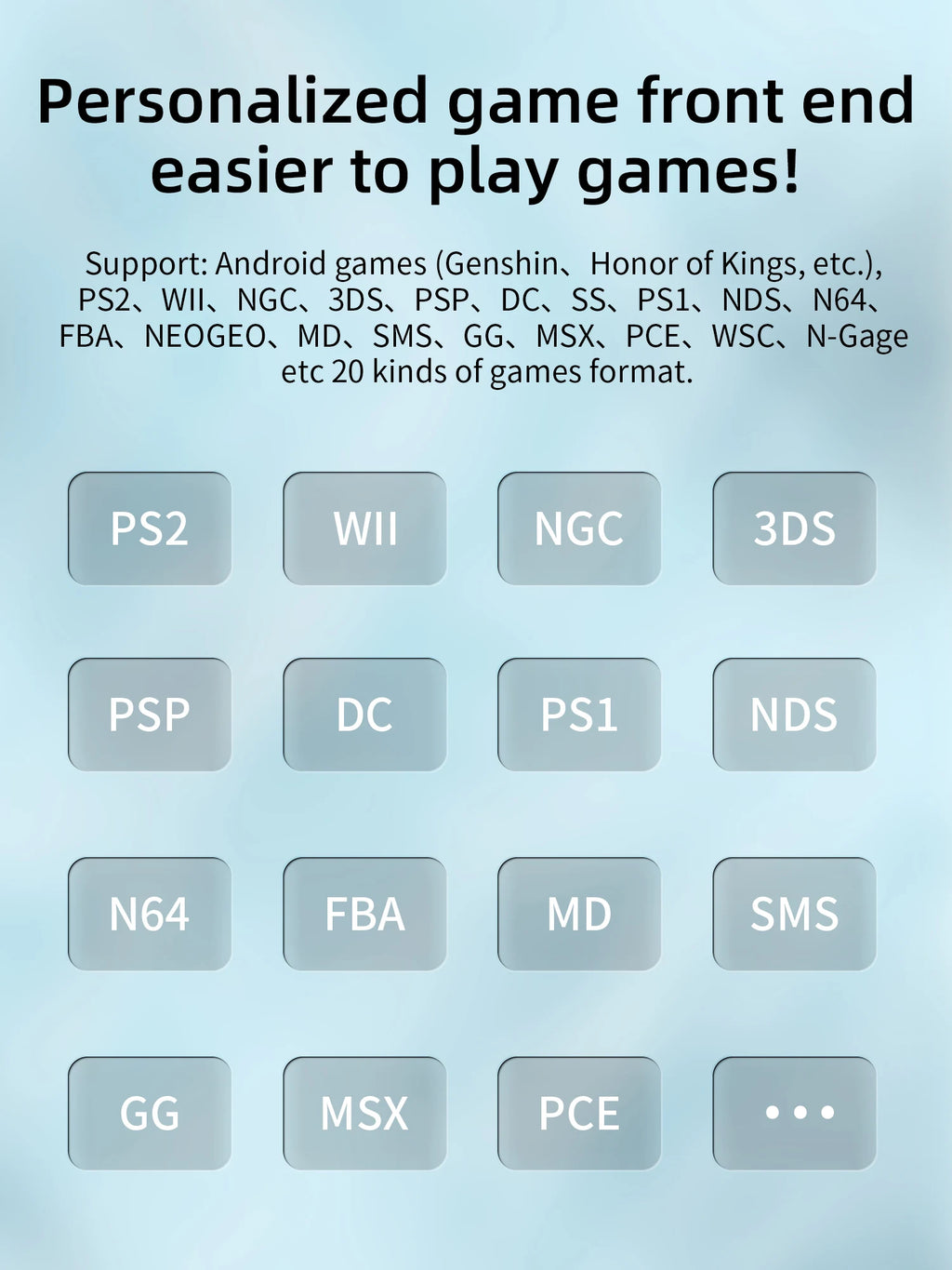 Anbernic RG405V Video-Handheld-Spielkonsole 4-Zoll-IPS-HD-Touchscreen Android 12-System T618 64-Bit-WLAN Tragbarer Retro-Game-Player