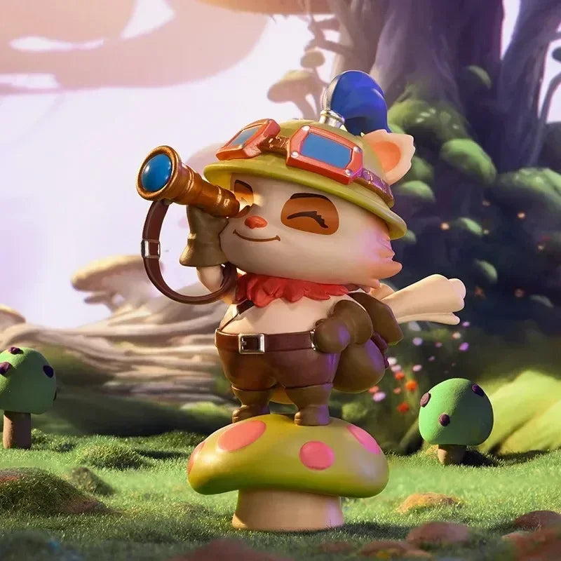POP MART The League of Legends Classic Character Series Blind Box Toys Kawaii Anime Action Figure Surprise Mystery Box Doll Gift