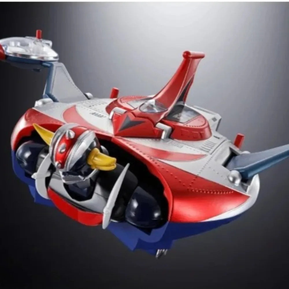 Bandai Echtes CHOGOKIN GRENDIZER &amp; SPAZER UFO SET 1975 Replik Anime Action Figure Sammeln Modell Statue Spielzeug Ornament Geschenk