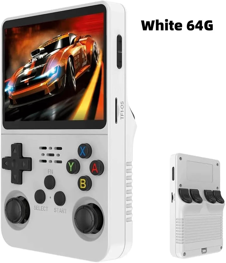 R36S Retro Handheld Video Game Console 3.5Inch IPS Screen Portable Video Game Console  64GB 20000+ Games linux System