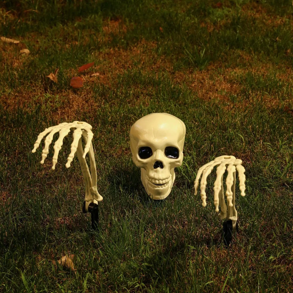 Halloween Dekoration Schädel Skelett Horror Künstlicher Arm Außen Hof/garten Dekorationen Ghostface Hallowen Tag der Toten