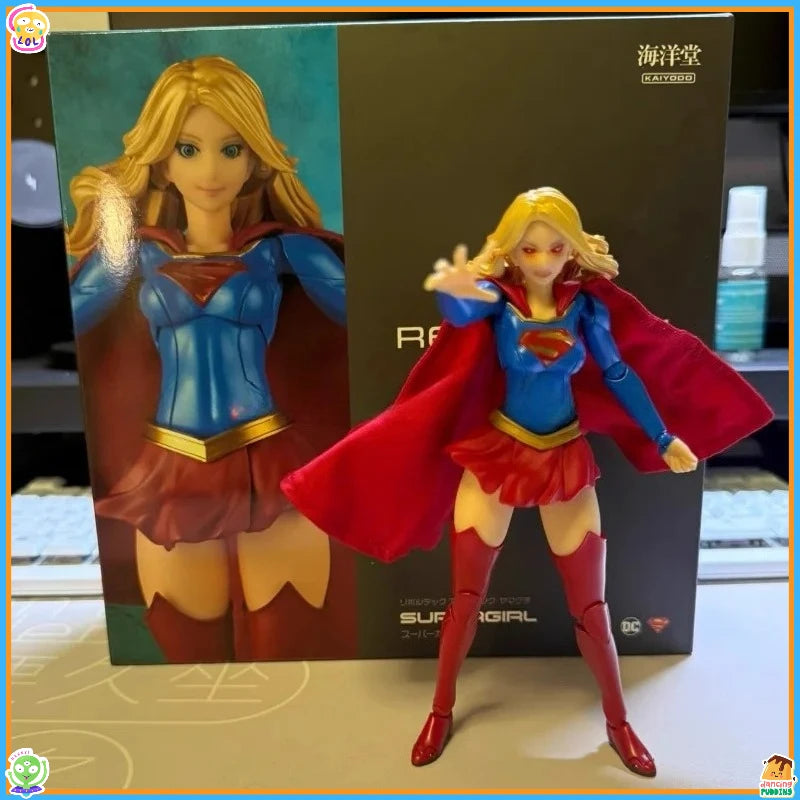 Spot Salein stock KAIYODO Original MODEL KIT AMAZING YAMAGUCHI SUPERWOMEN BLACK SUPERMAN Anime Action  Model Collection Toy for