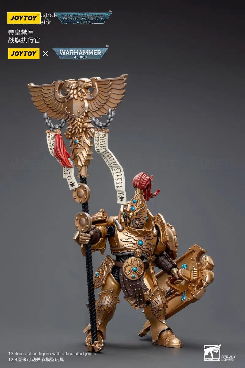 【In Stock】JOYTOY 1/18 Action Figure Warhammer 40K Adeptus Custodes Vexilus Praetor Toys