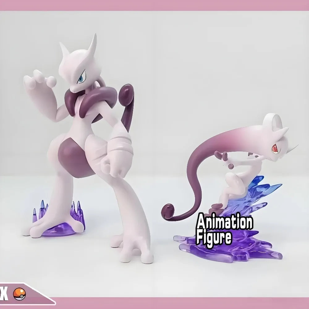 7.5-12cm Anime Pokemon Figure Mega Mewtwo Action Figures Pvc Collection Model Toys for Children Gifts