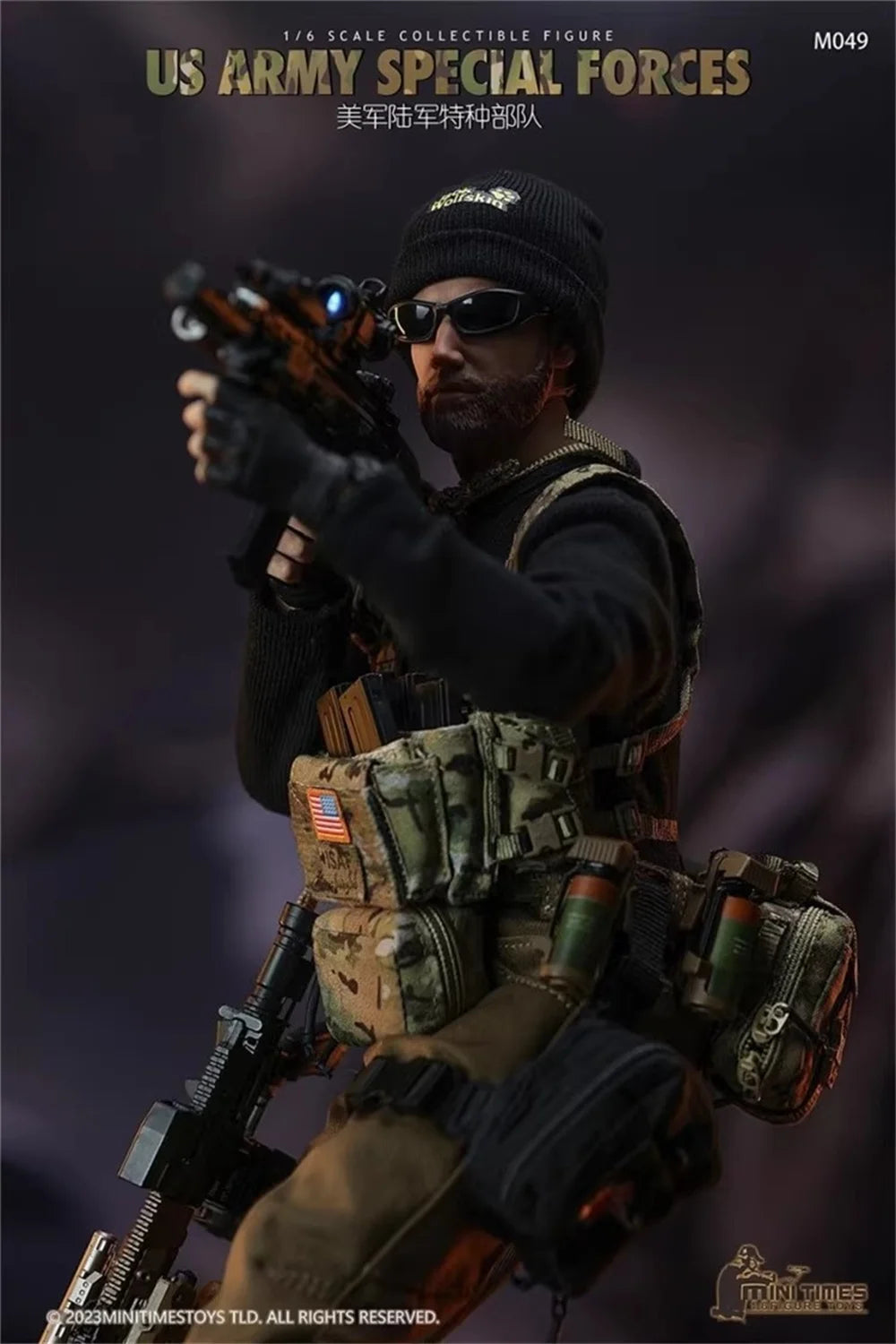 100% New Version Minitimes M049 The US. Modern Soldier Doll Figure About 12" Full Set Moveable Action For Fans Collect