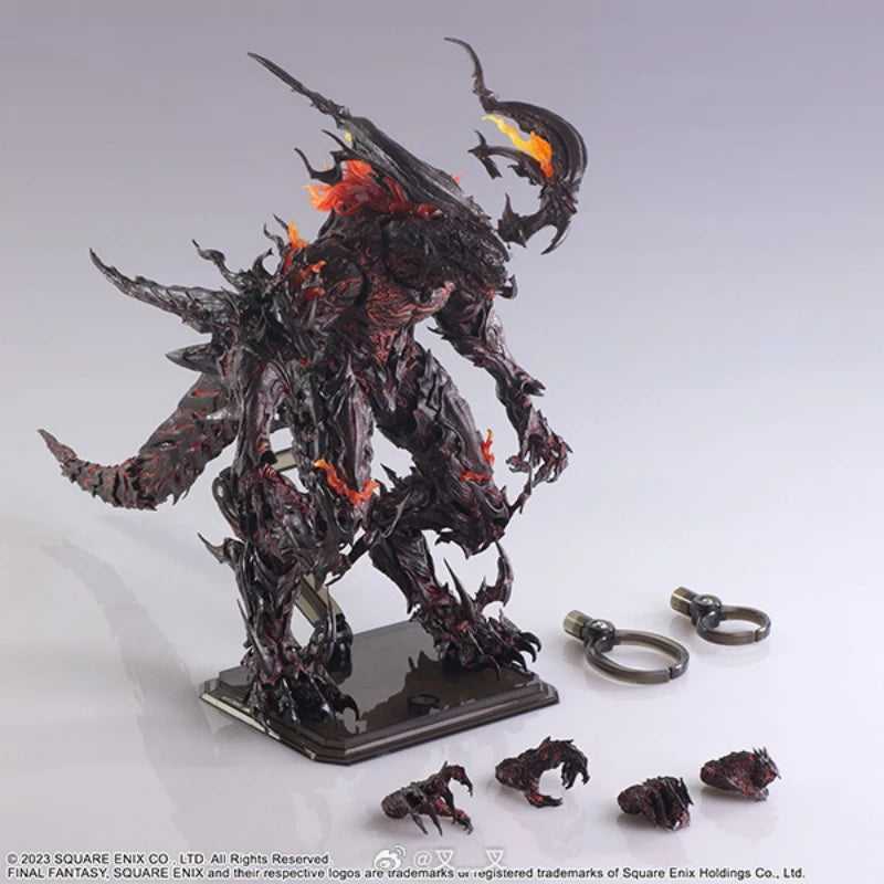 32 cm große, originale Final Fantasy 16 FF16 Ifrit Actionfigur – Spielfigur, Sammlerstück, Tischdekoration, Geburtstagsgeschenk