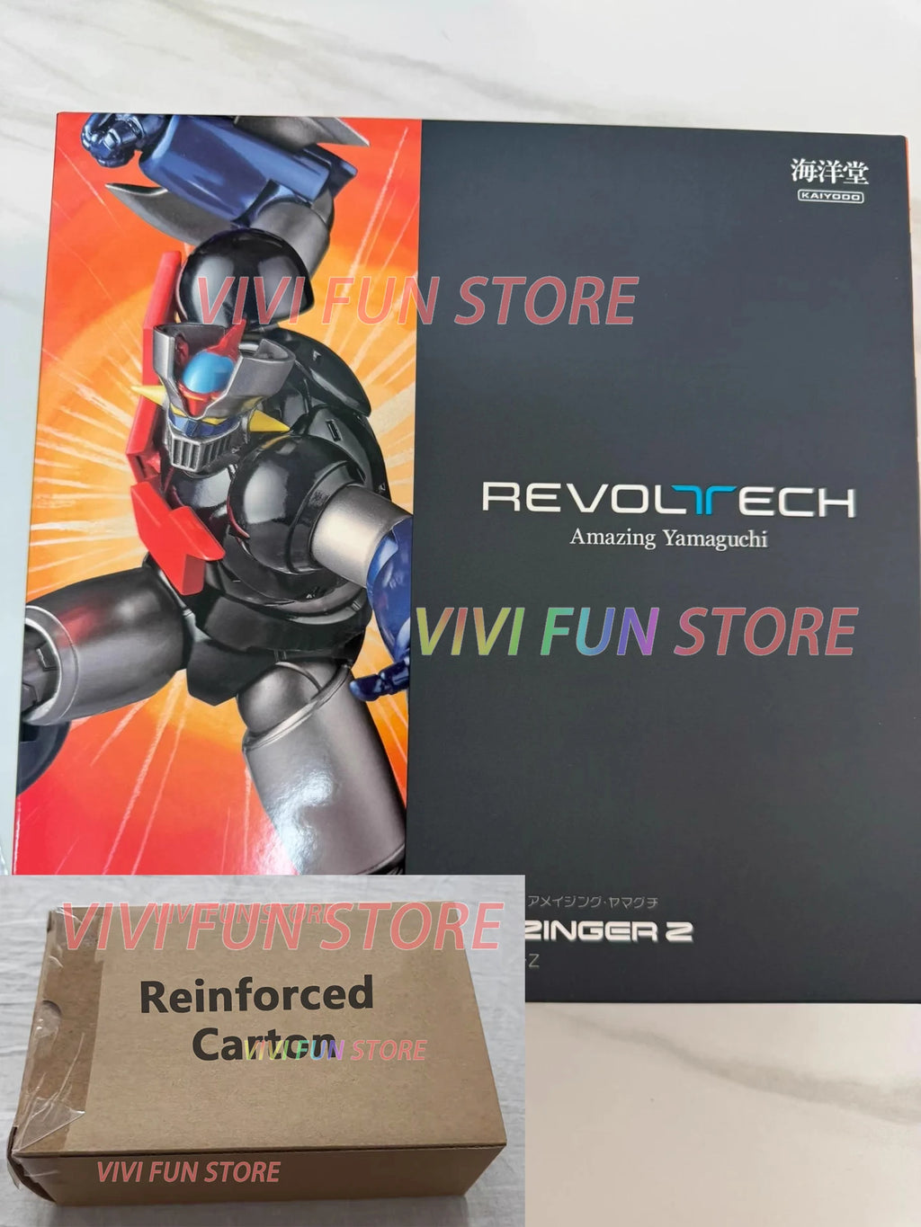 In Stock Original KAIYODO MAZINGER Z Revoltech AMAZING YAMAGUCHI Model Toys Mazinger Z