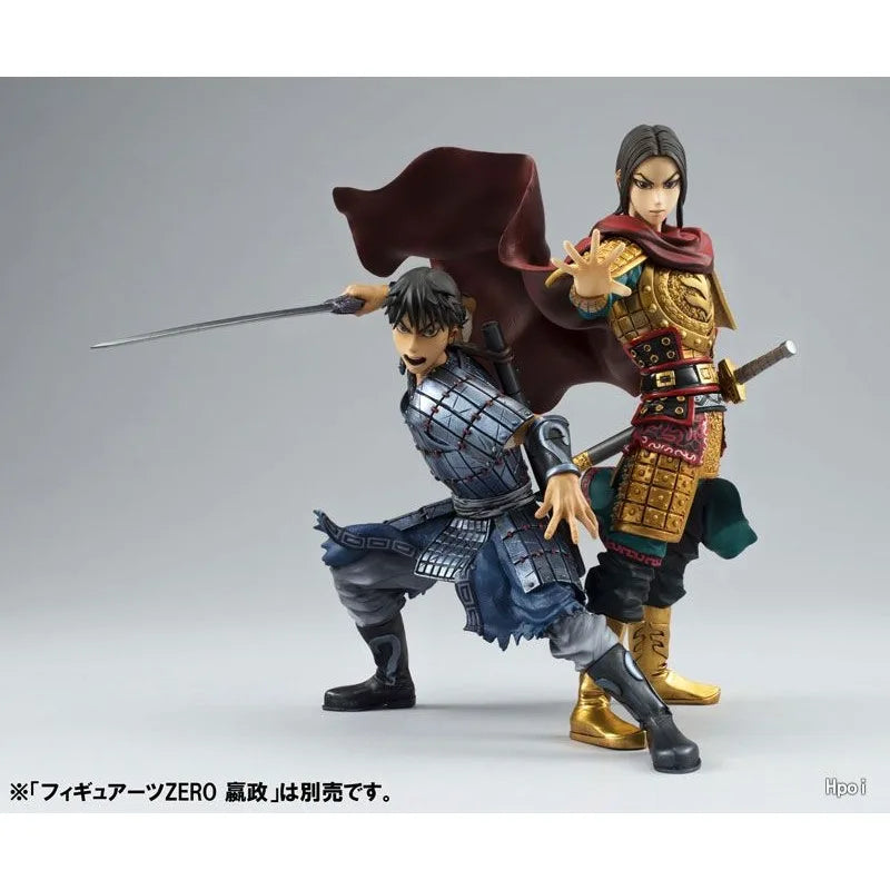 BANDAI SPIRITS Genuine FiguartsZERO Series Kingdom Anime Model Toys Ying Zheng, Li Xin, He Dao Dian Finished Product Model