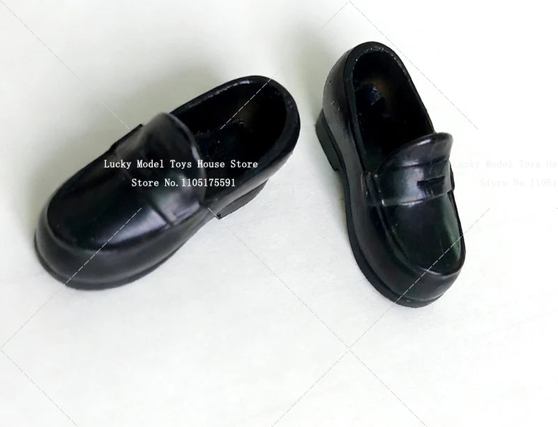 1/12 Mobile Suit Girl High Slit Cheongsam Dress Mini Necklace Flat Bottom Loafer Shoes Toys Accessory For 6" Romankey Body