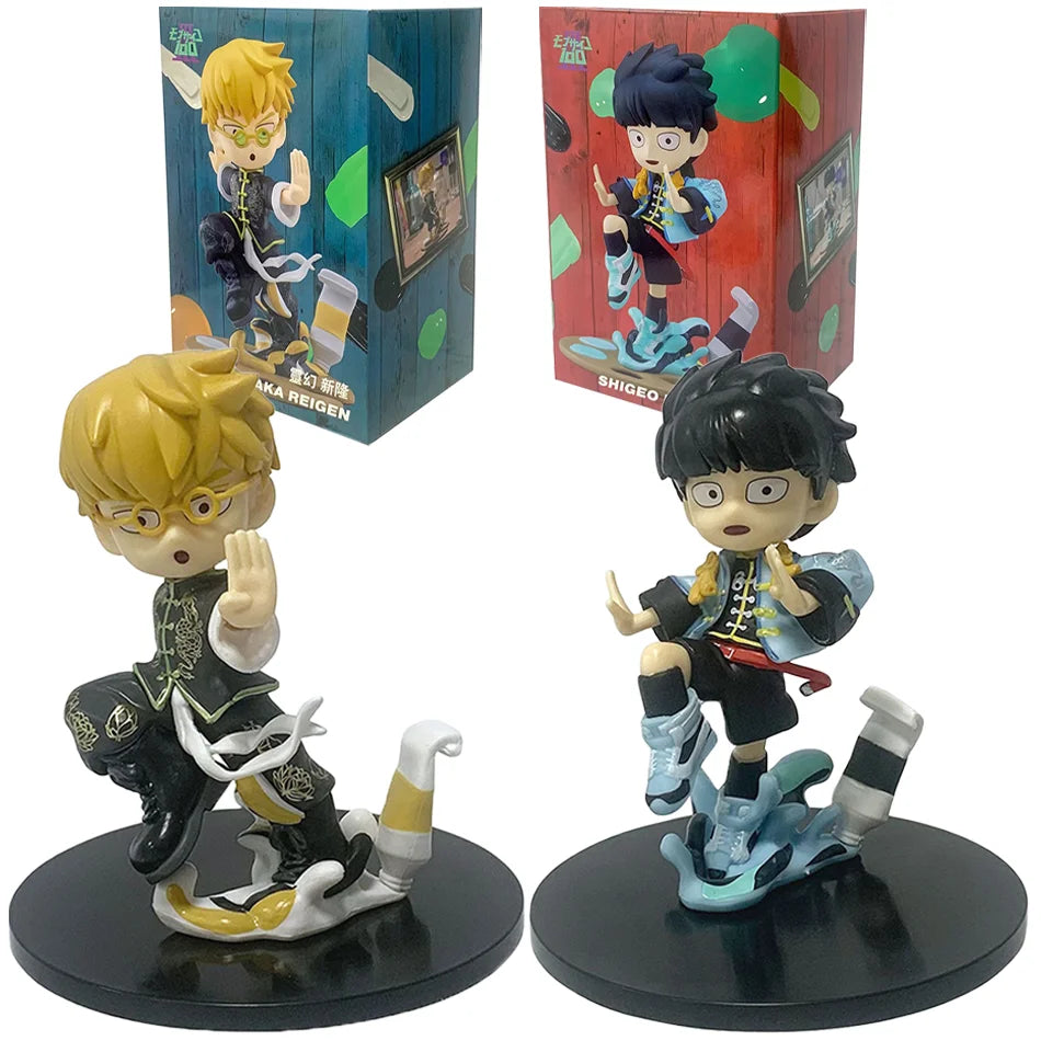 NEW 2025 11cm Mob Psycho 100 Figure Shigeo Kageyama Arataka Reigen Action Figure Toys PVC Model Doll Collector Kawaii Birthday