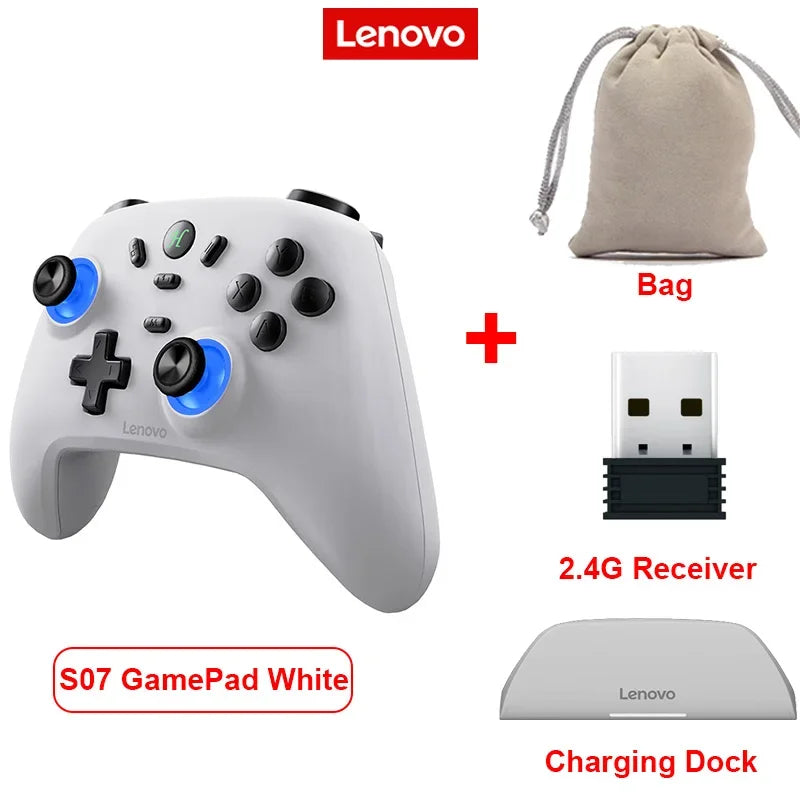 Original Lenovo S07 Controller Switch Joystick Gamepad Wireless Bluetooth Joypad For Switch 2 Leglon Y7000 and Y9000 Computer