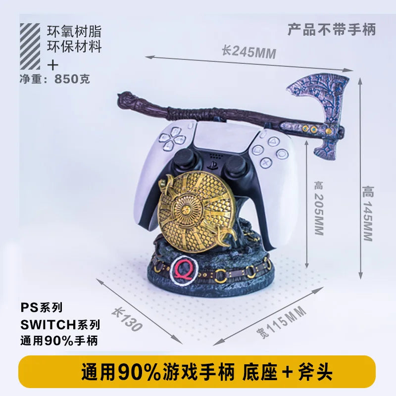 God of War Game Controller Holder for PS5/XBox/PS4 Gamepad Stand Desktop Decoration Anime Universal Bracket Gaming Accessories