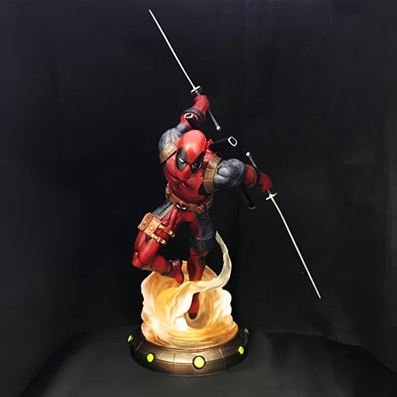 Hot Sale 35cm Deadpool Action Figure Anime Ml Legends X-Men Figuras Toy Manga Figurine Gk Statue Decoration Model Adult Kid Gift