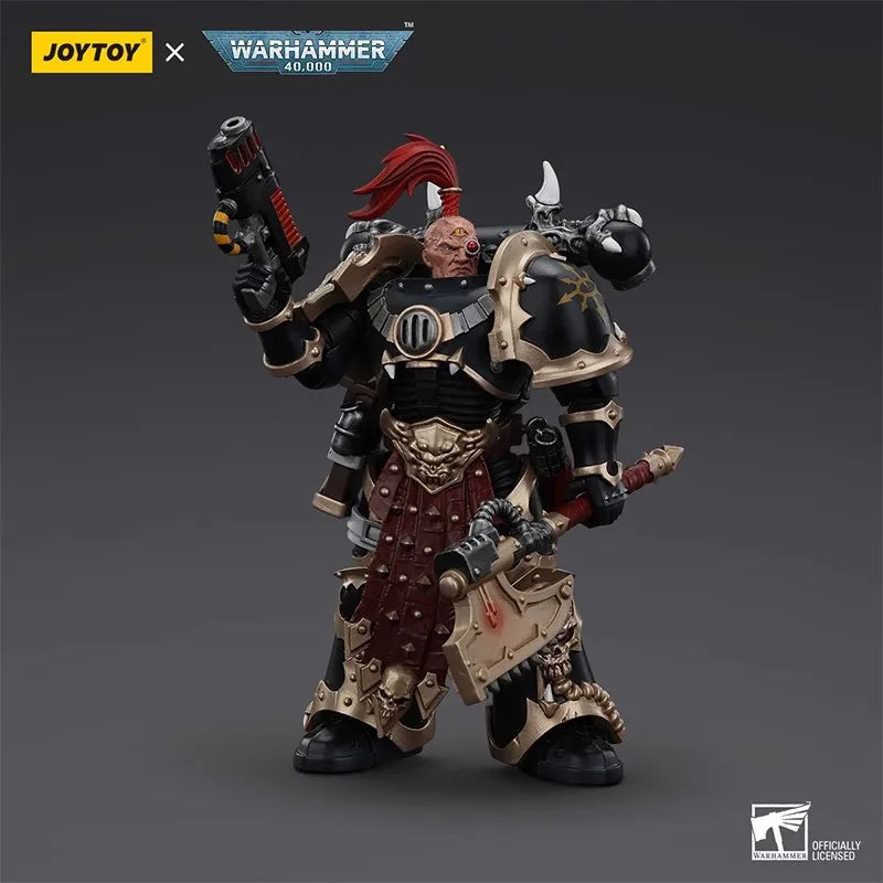 JOYTOY Dark Source Warhammer 40K Black Legion Warmaster Abaddon & Chosen Warriors 1:18 Figure Set Q1 2026