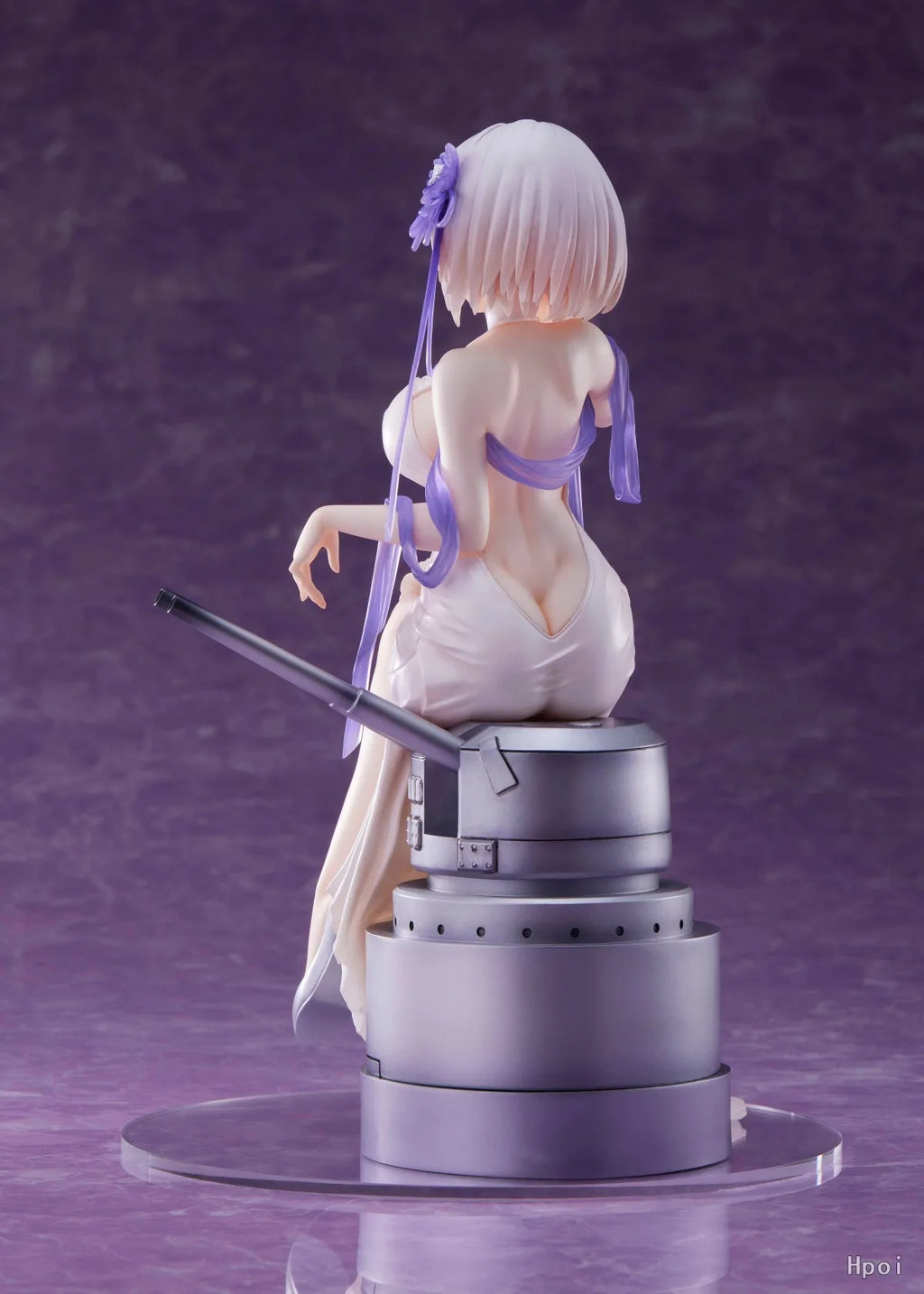 22CM Anime Game Azur Lane Sirius Dream Tech 1/7 White Rose Ver Sitting Model Toy Doll Ornaments Aciton Figure PVC