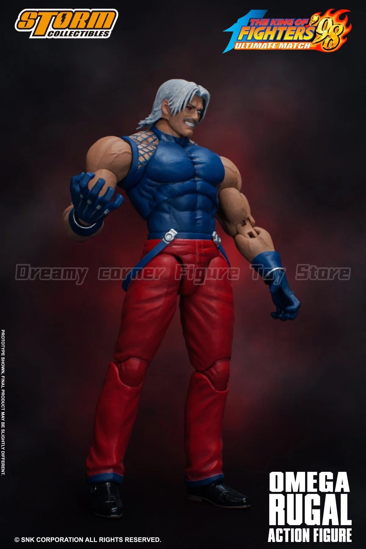 【In Stock】Original STORM COLLECTIBLES KOF98 OMEGA RUGAL 1/12 Action Figure Toy Model Gift Collection