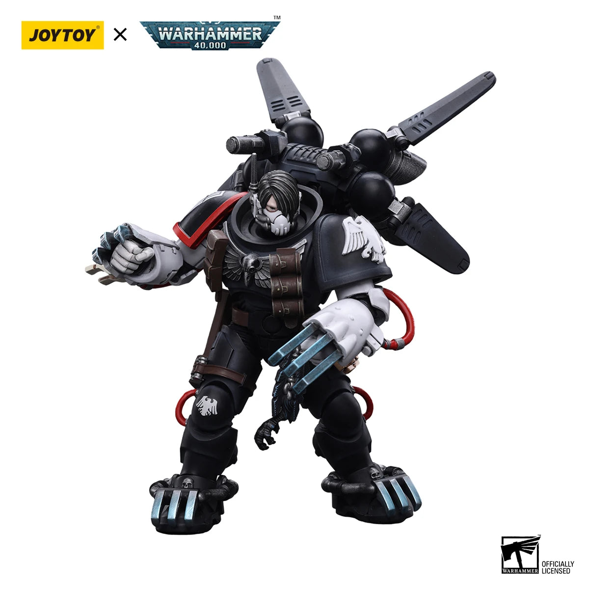 [Pre Order] JOYTOY Warhammer 40K 1/18 Action Figure Raven Guard Chapter Master Kayvaan Shrike Model Toys