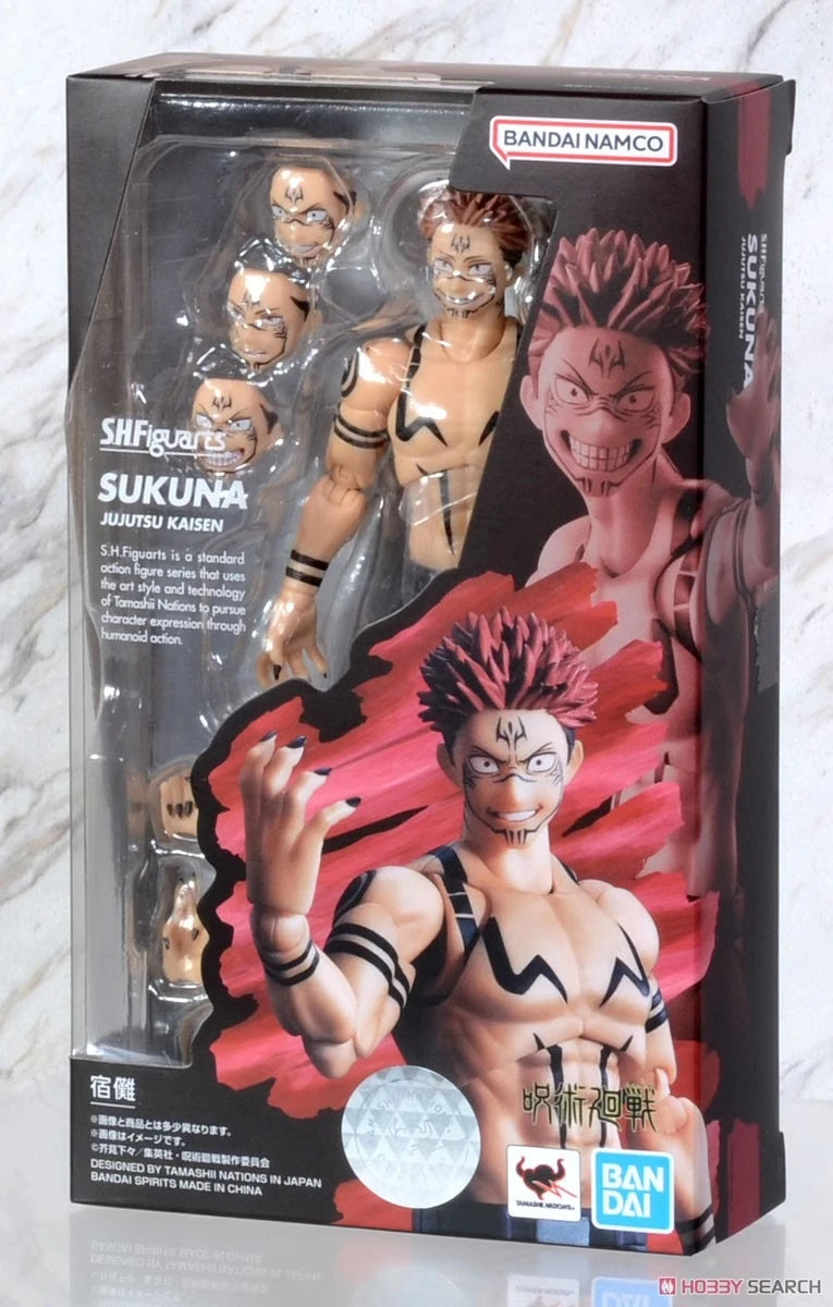 Bandai Original Jujutsu Kaisen Figure Gojo Satoru Itadori Yuji Fushiguro Megumi Kugisaki Nobara Anime Model Toy Gifts