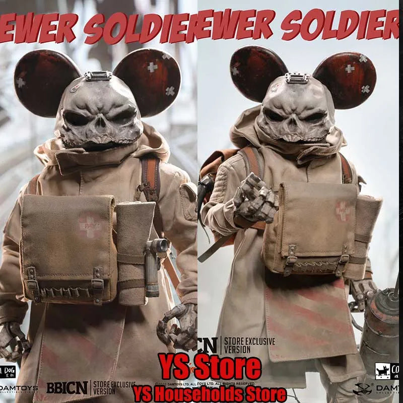 Limited Stock DAMTOYS ZP004 1/6 Collectible Sewer Soldier 5th Anniversary Commerical Comic Movable 12" Full Set Action Figure