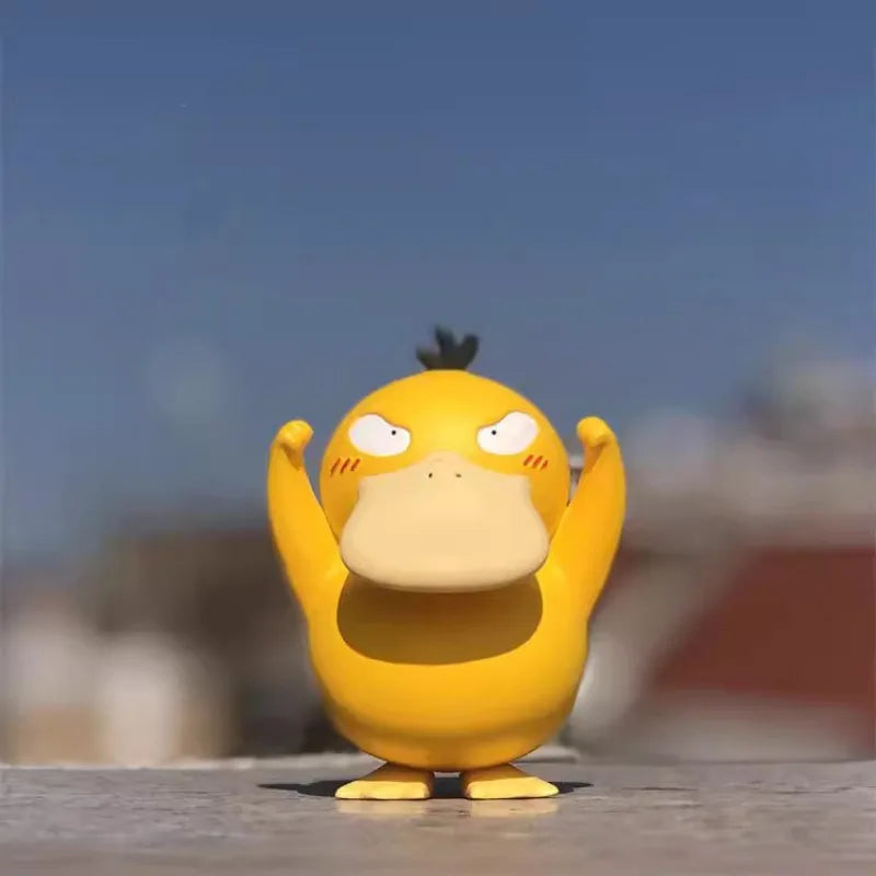 Pokemon Pikachu Psyduck Doll Anime Action Figure Cute Toy Car Desk Q Figural Merchandise Decoration Model Children Birthday Gift