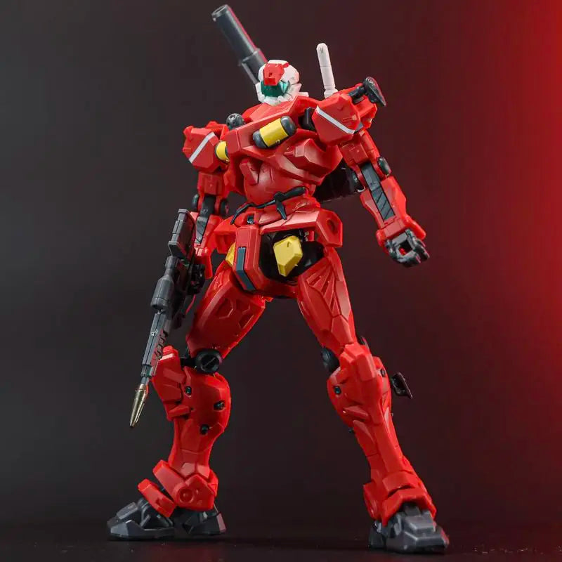 New HG 1/144 GQ Gquuuuuux Light Cannon Green Red KO Assembly Model Kit Mecha Figure Toys Gift Collectible Figurine