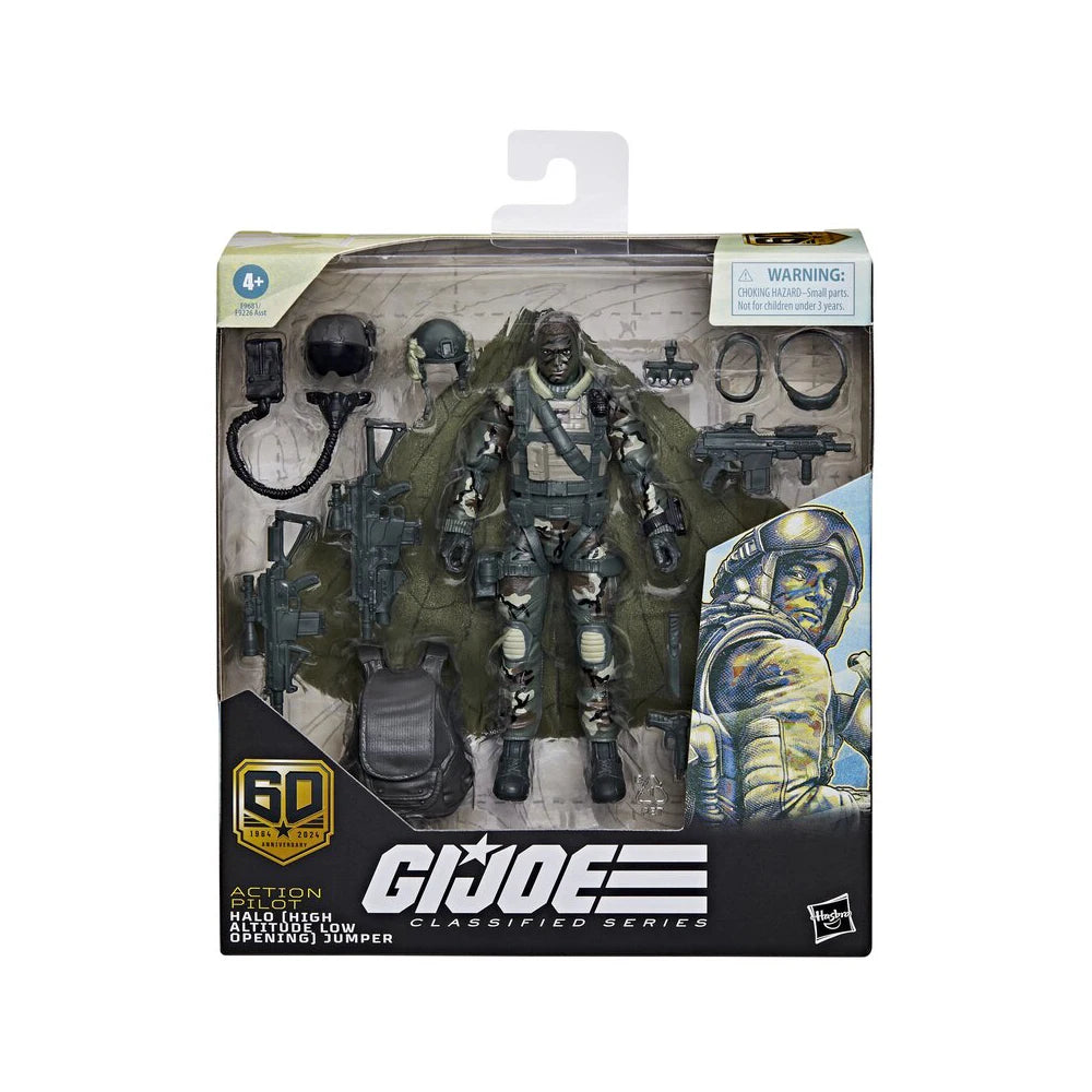 Original G.I.JOE Classified Series 60th Anniversary Limited Edition Action Marine Sniper Pilot Action Figure Model Toys Gifts