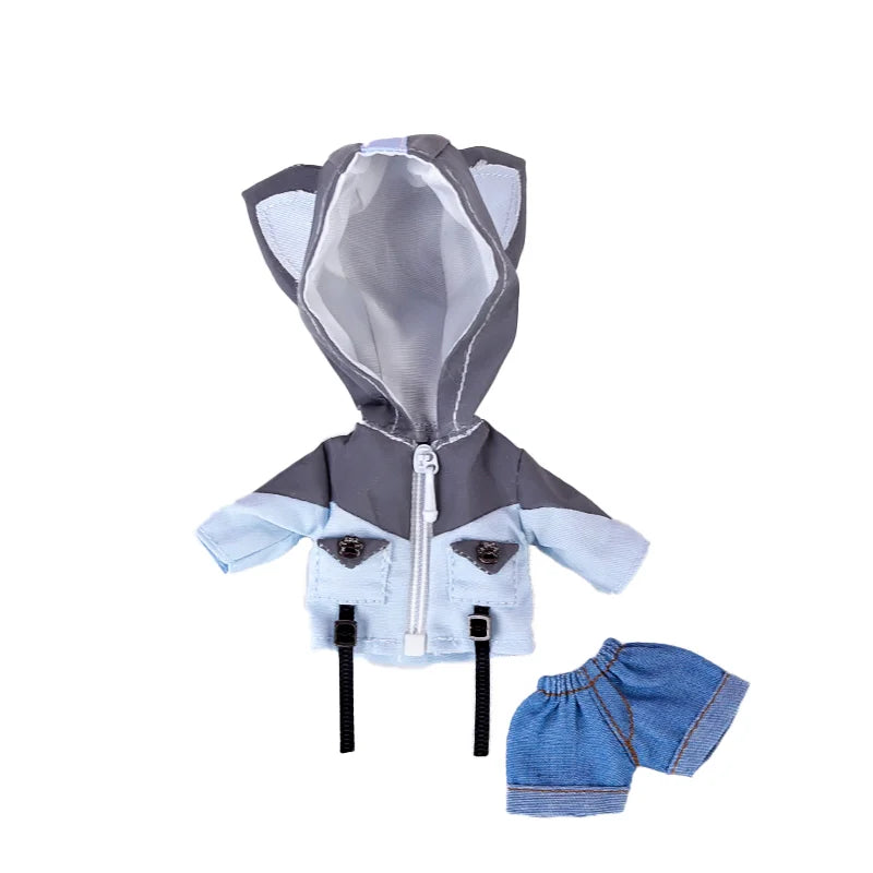 OB11 Clothes Little Monster Jacket Shorts Set Clothes Decoration Molly, GSC Body, 1/12bjd Doll Clothes Toy Clothing