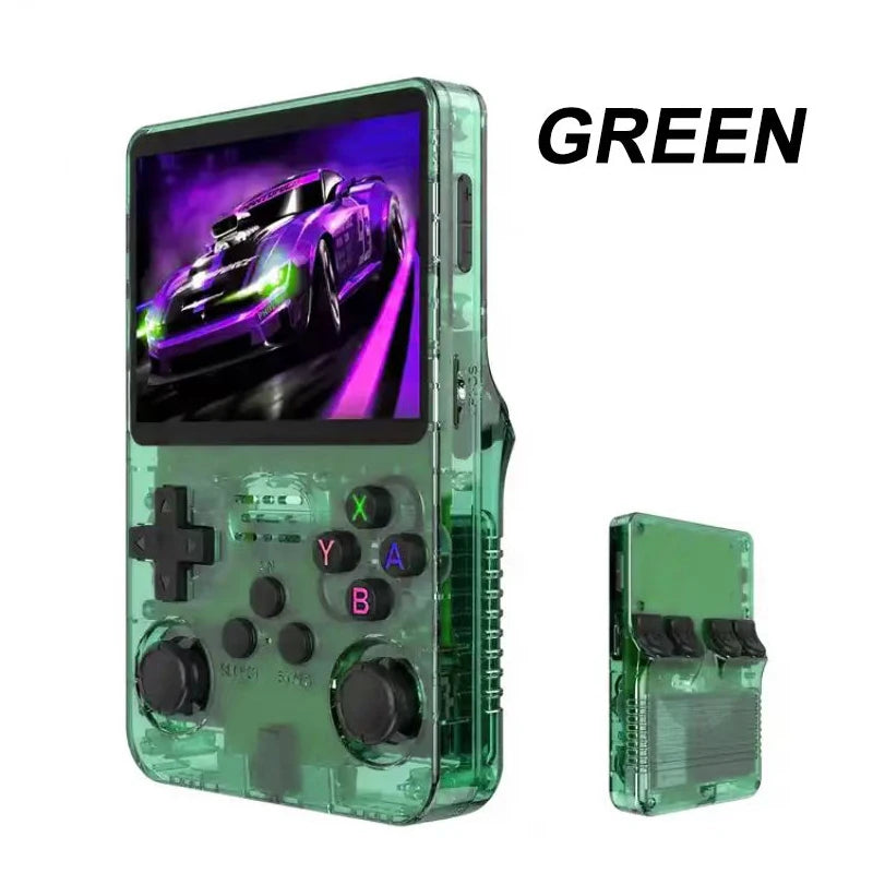 Neue Handheld-Spielkonsole HD Open Source-Spielkonsole mit zwei Joysticks LTRT-Tasten nostalgische Retro-3D-Spielkonsole