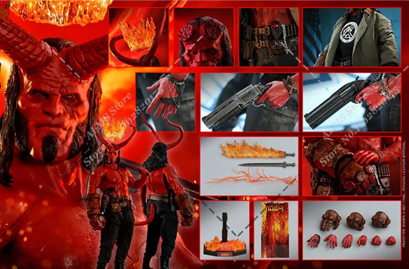 Original HOTTOYS MMS527 1/6 Scale Collectible Figure Hellboy Supernatural Investigator 12Inch Men Soldier Action Figure Model
