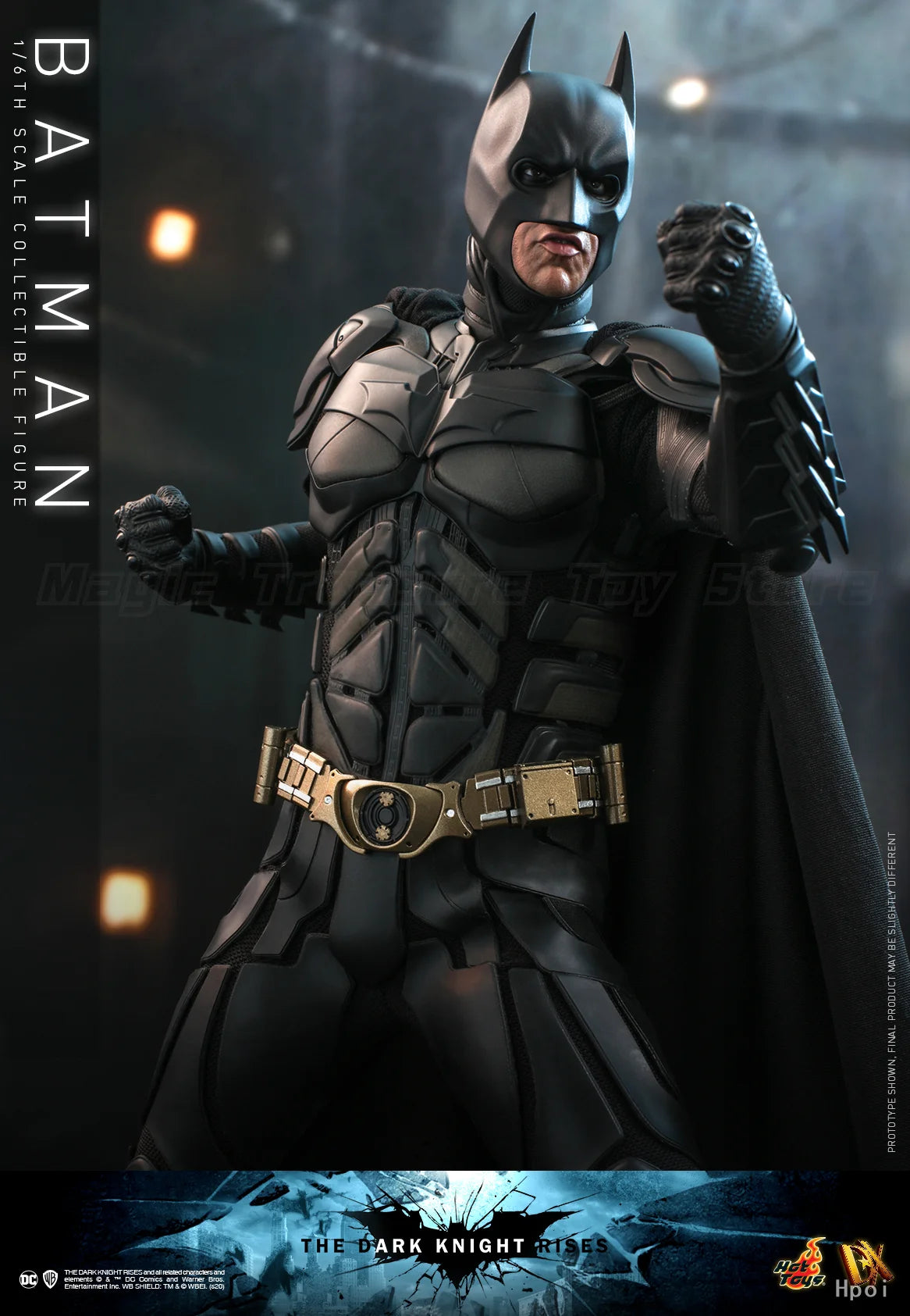 【In Stock】Hot Toys DX19 Batman: The Dark Knight Rises Batman 1/6 Action Figure Toy Gift